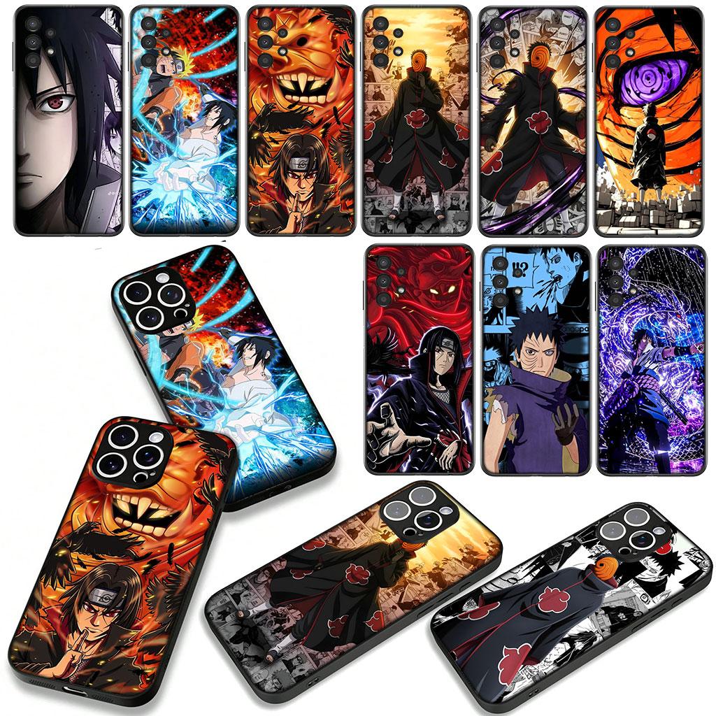 Itachi Tobi Narutos Obito Uchiha Sasuke for Motorola G54 G05 G24 G55 G75 G85 G15 G57 G86 Power Edge 50 30 Fusion neo Pro Case
