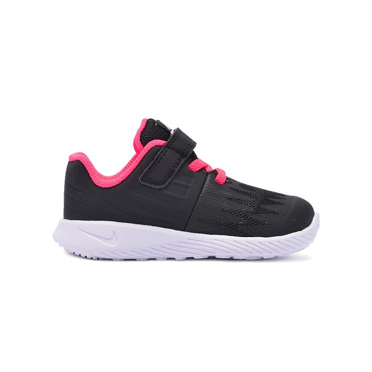 Nike Star Runner Slip Resistant Cushioning Low Top Toddler Shoes Black Pink Infant And Toddler 907256-001