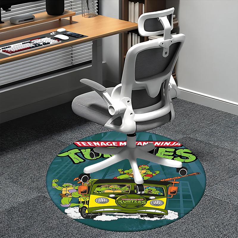 

teenage mutant ninja turtles,tmnt Chair mat Round Rug Office carpet, Non slip, Suitable for Living Rooms, Bedrooms Decor 1205666a 80cm by 80cm