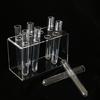 Acrylic Test Tube Vase Set With Stand, Showcases Multiple Bouquets Decoration Unique Present (8/12Pcs Tubes)