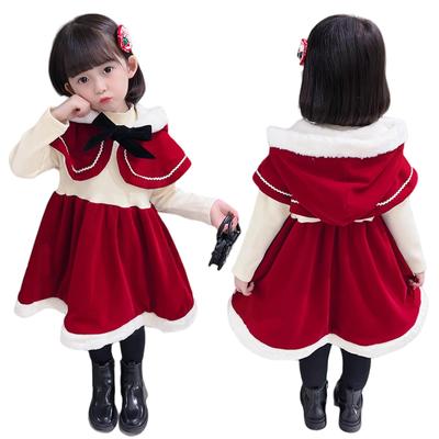 Shop Santa Cosplay Costume for Little Red Riding Christmas Dress with Cosplay Santa Claus Santa Claus Christmas Costume School Stage Birthday Gift