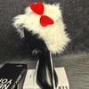 Bowknot Cat Ear Cap With Lace Knitted Hat Cute Warm Hat  Women