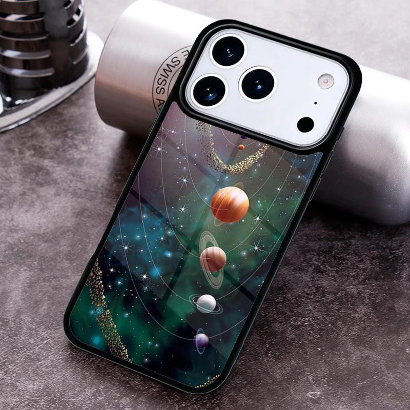Solar System Planet Constellations Phone Case For iPhone 17,16e,15,14,13,12,11,Mini,Pro,MAX Soft Silicone Cover