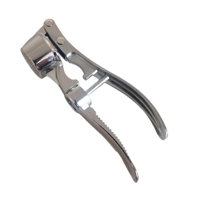 Large Manual Garlic Press and Mincer: Household Kitchen Utensil