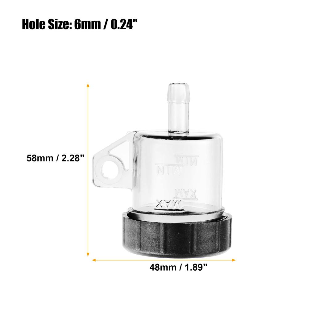 X AUTOHAUX Motorcycle Master Cylinder Fluid Tank Brake Clutch Tank Cup Scooter