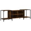 VidaXL Meuble TV chêne fumé 153x37x50 cm bois d'ingénierie 837604