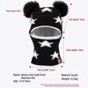 Ear Protection Winter Neck Gaiter Hat Acrylic Full Face Cover Hat Protective Pom Pom Hat  For Boys