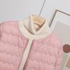 Korean Style Lightweight Collarless Down Jacket for Women