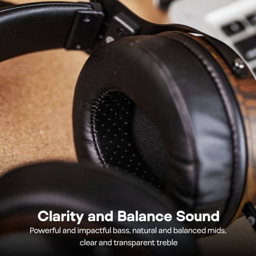 Linsoul Kiwi Ears Altruva High-End Dynamic HiFi Open-Back Wired Over-Ear Headphones with a Full-Size 50mm Dynamic Diaphragm, Deep Bass, Comfortable Ea