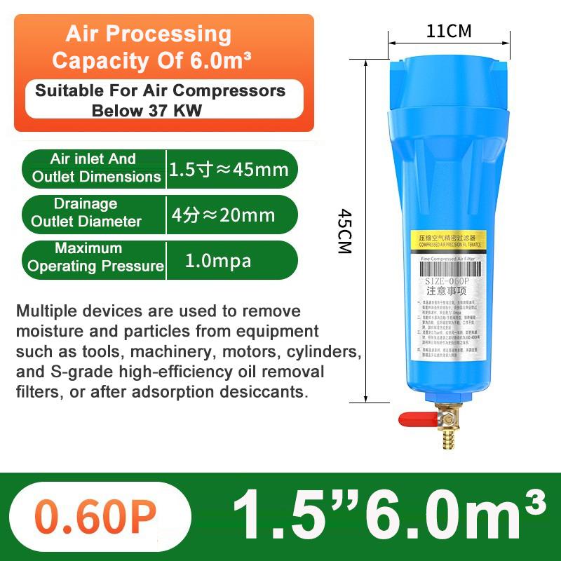 Air Compressor Precision Filter Automatic Drainer SA6D AD402 Manual Integrated Automatic Drain Valve HAD20B