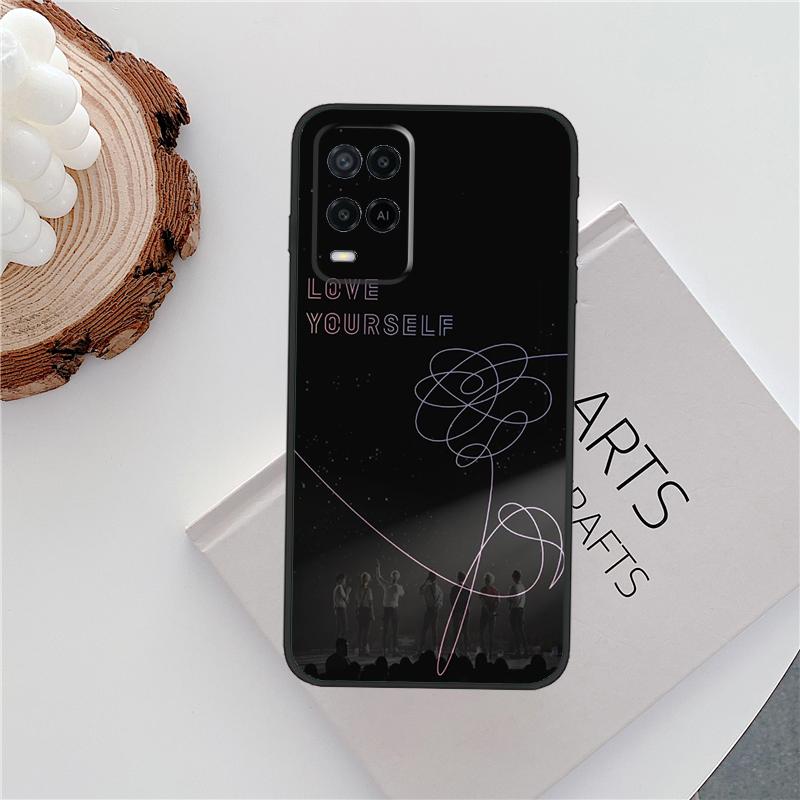 Love Yourself Case For Oppo A18 A38 A58 A78 A98 A79 A40 A60 A80 A16 A76 A96 A15 A74 A94 A54 A77 A17 Cover