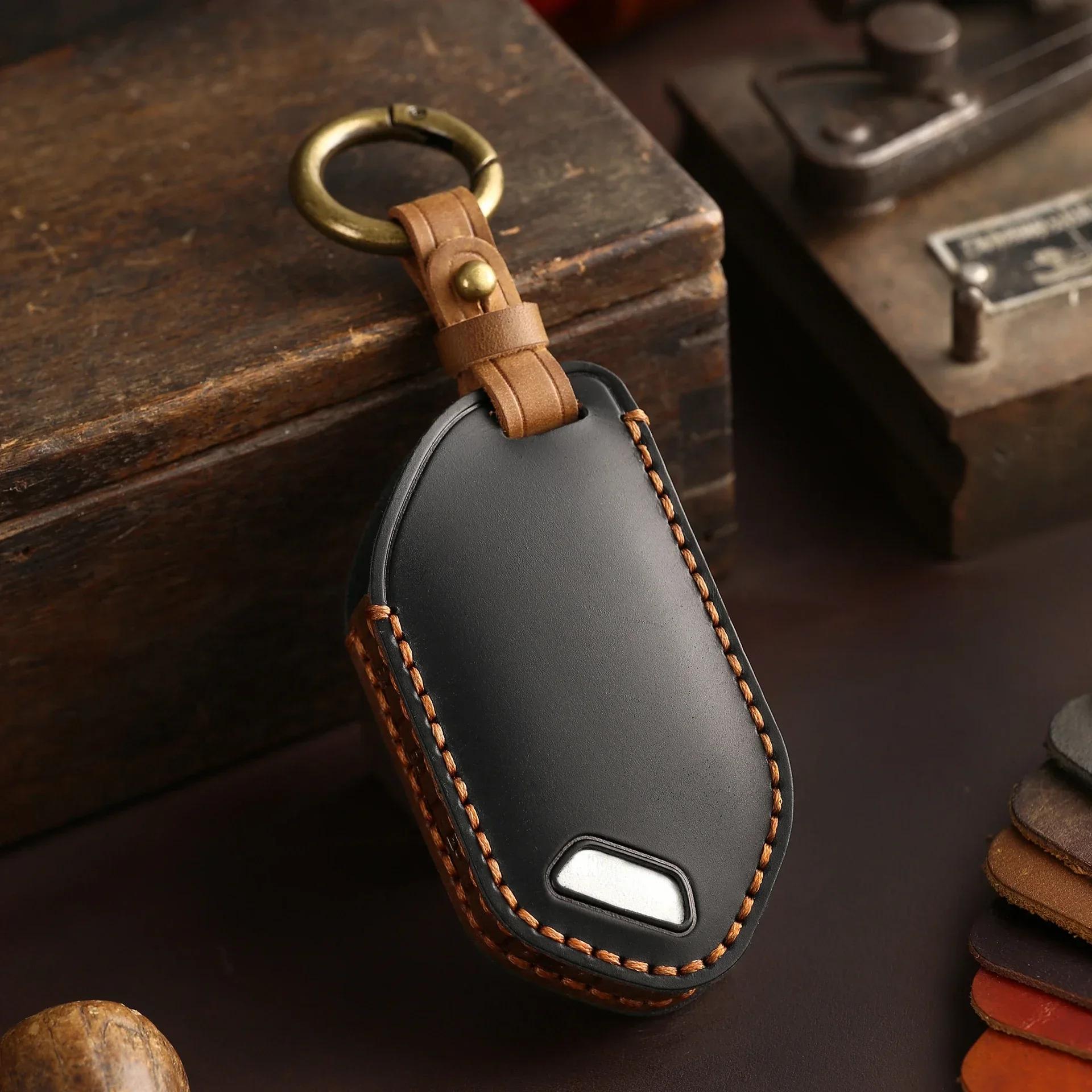 

3 4 5 6 7 8 9 Bottons New Smart Remote Key Leather Car Key Case Cover for 2024 Kia Carnival EV9 Picanto GT Line Car Accessories 8 Bottons чёрный