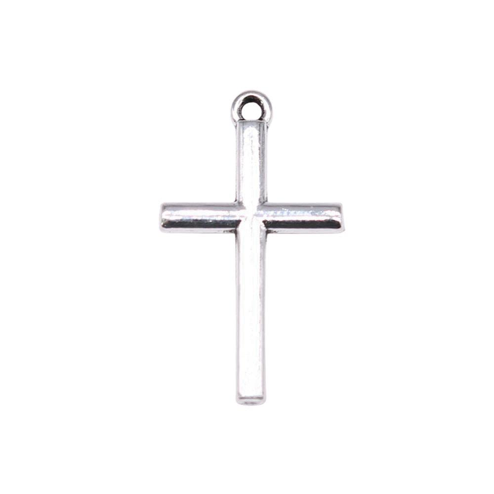 Pingentes de Cruz Clássica em Liga de Metal Multicor Para Joias Cristãs Minimalistas
