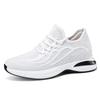 Men's Flyknit Height-Increasing Running Shoes - Breathable Mesh, Thick Sole, Low-Top, Spring/Summer Casual Sportswear.