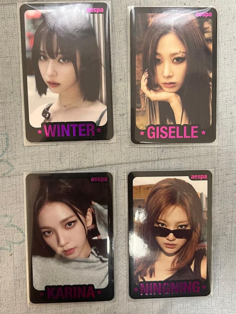 [USED] AESPA Official Trading Cards