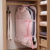 Wardrobe Compression Hanging Bag Lazy Storage Board Space-Saving Clothing Organizer for Winter Clothes with Buckle