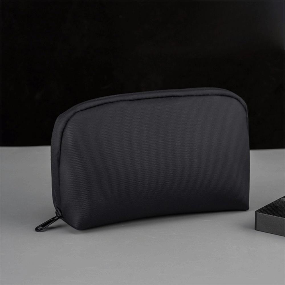 

Portable Data Cable Storage Bags Large Capacity Solid Color Charger Headphone Organizer Multi-compartment Waterproof чёрный