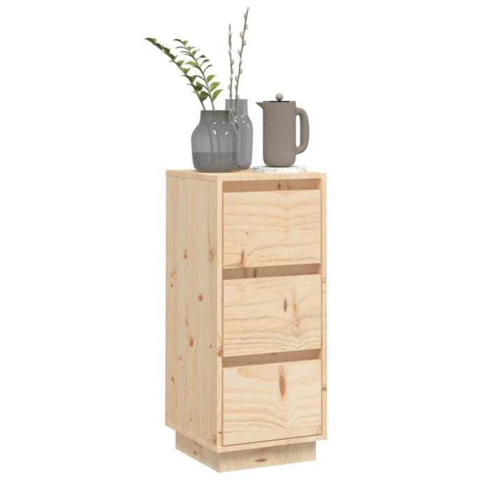 VidaXL Buffet 32x34x75 cm Bois massif de pin