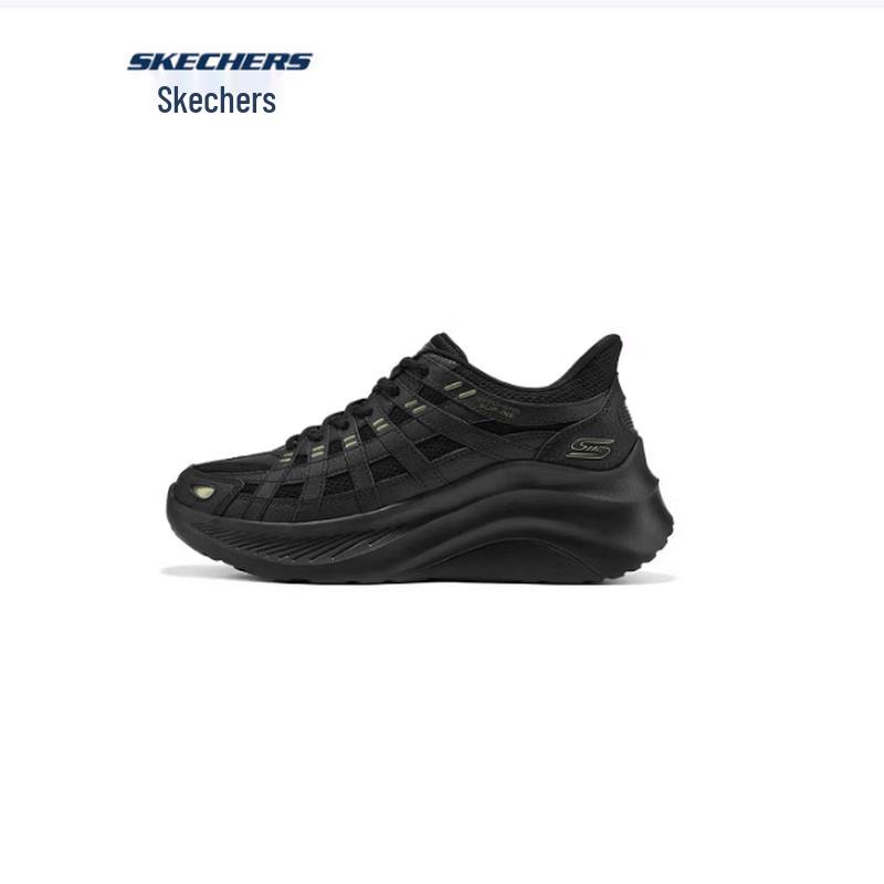 Skechers Women s 117527 Low-Top Athletic Shoes US 8 чёрный
