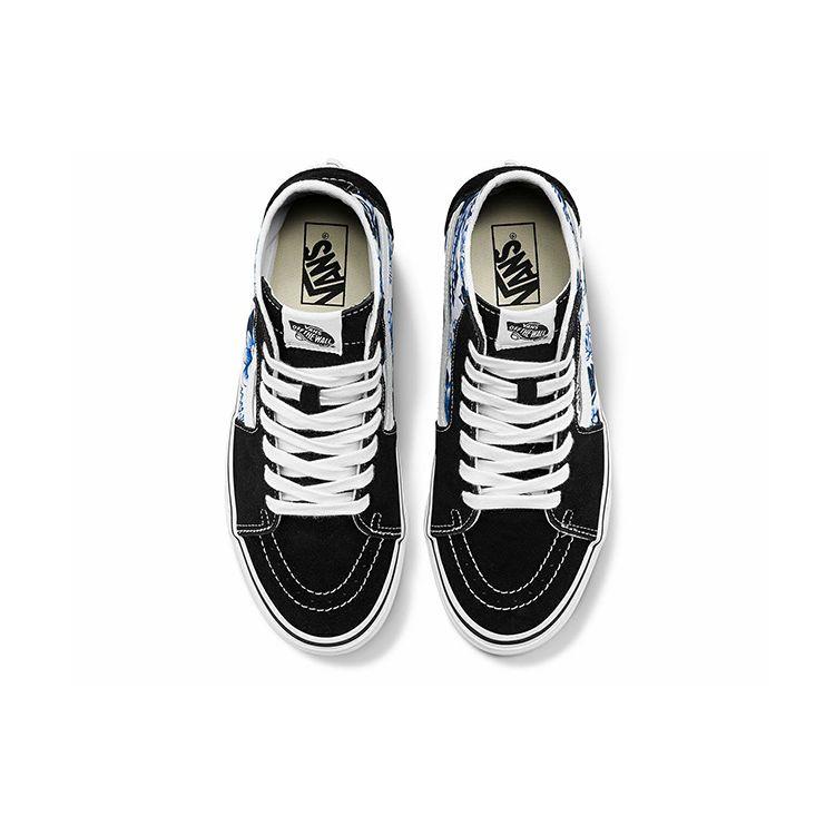 Vans Sk8-Hi Tapered Floral Blue Unisex Sneakers White VN0A4U16Y6Z