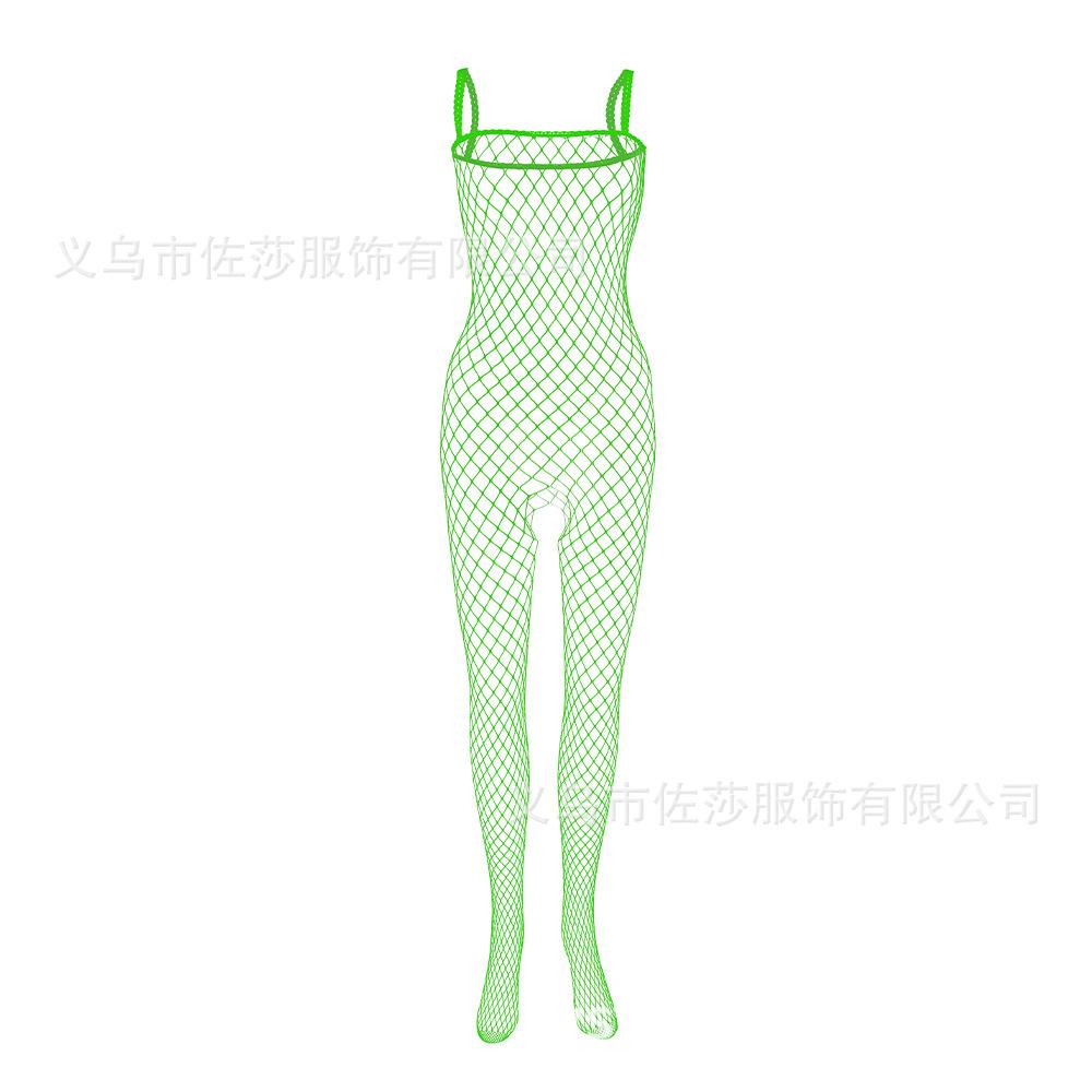Sexy lingerie sexy suspenders big mesh leakage cute