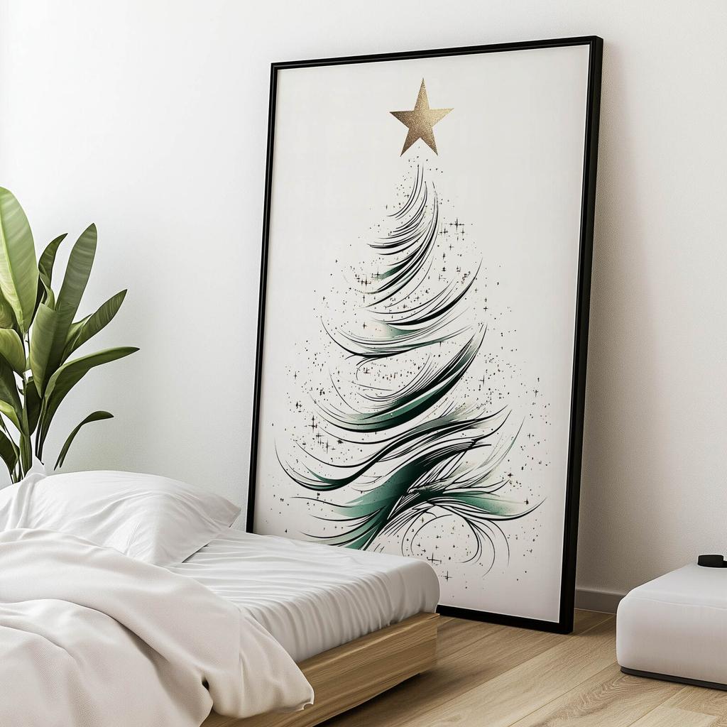 Christmas Glow Christmas Glow, 70X100 Cm, Unframed, Premium Canvas On Stretcher
