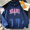 Miami Beach, Florida, USA Street Hanorac pentru femei Street Hanoare largi Fleece respirabil Streetwear Casual Fleece Îmbrăcăminte pentru femei