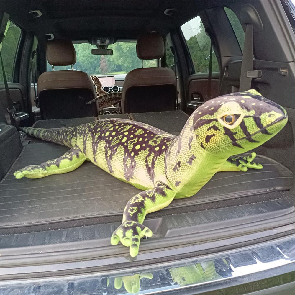 

Имитация ящерицы кукла плюшевая игрушка хамелеон маленькая ящерица грива льва кукла ящерицы мальчик успокаивающая тряпичная кукла 75cm without eyelid (0.2kg) зелёный