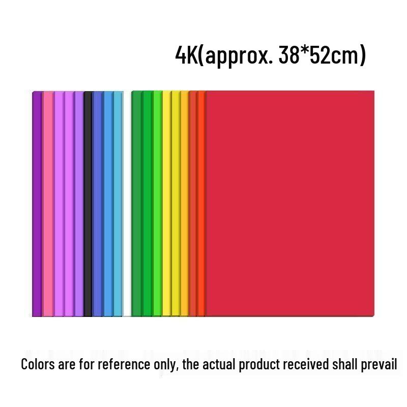 

Кольоровий картон формату А4, 230 г/м², Extra Thick, 30 кольорів для DIY листівок та студентських художніх проектів.