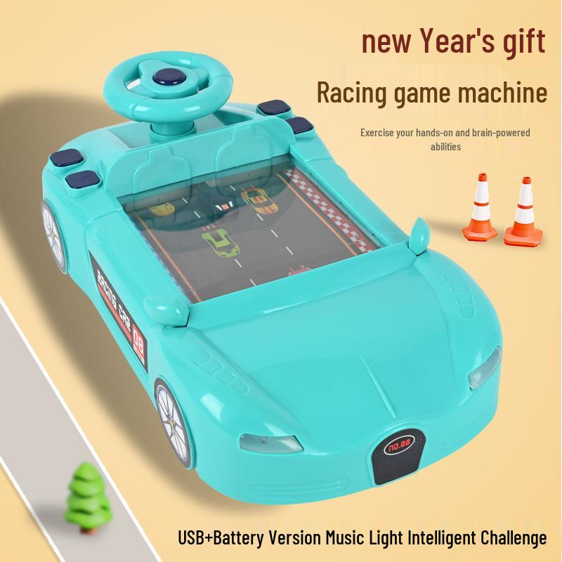 Children's Racing Car Toy with Steering Wheel - Adventure Gift for Boys and Girls Ages 1-6