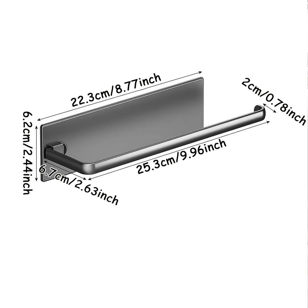 1pc of Versatile Kitchen Paper Towel Holder, Bathroom Towel Rack, And Toilet Paper Holder, Ideal for  Bathroom Paper Towel