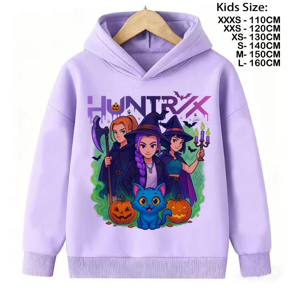 Kpop Demon Hunter Derpy Tiger Hoodie Kids Clothes Princess Girls Clothing Fashion Boys Spring Autumn Sweatshirt Child Tops