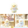 Soft Plush Duck Figurine Gift For Girls Kids Bag Pendant And Keychain