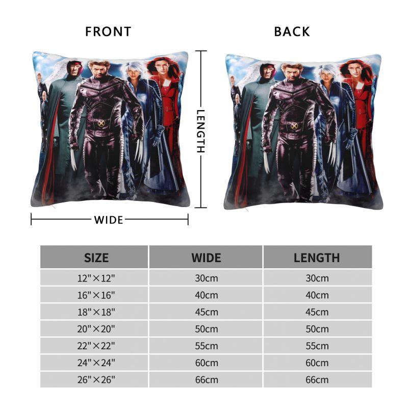Benutzerdefinierte Luxus Disney X-Men Marvel Film Kissenbezug für Sofa Polyester Kissenhülle Heimdekoration