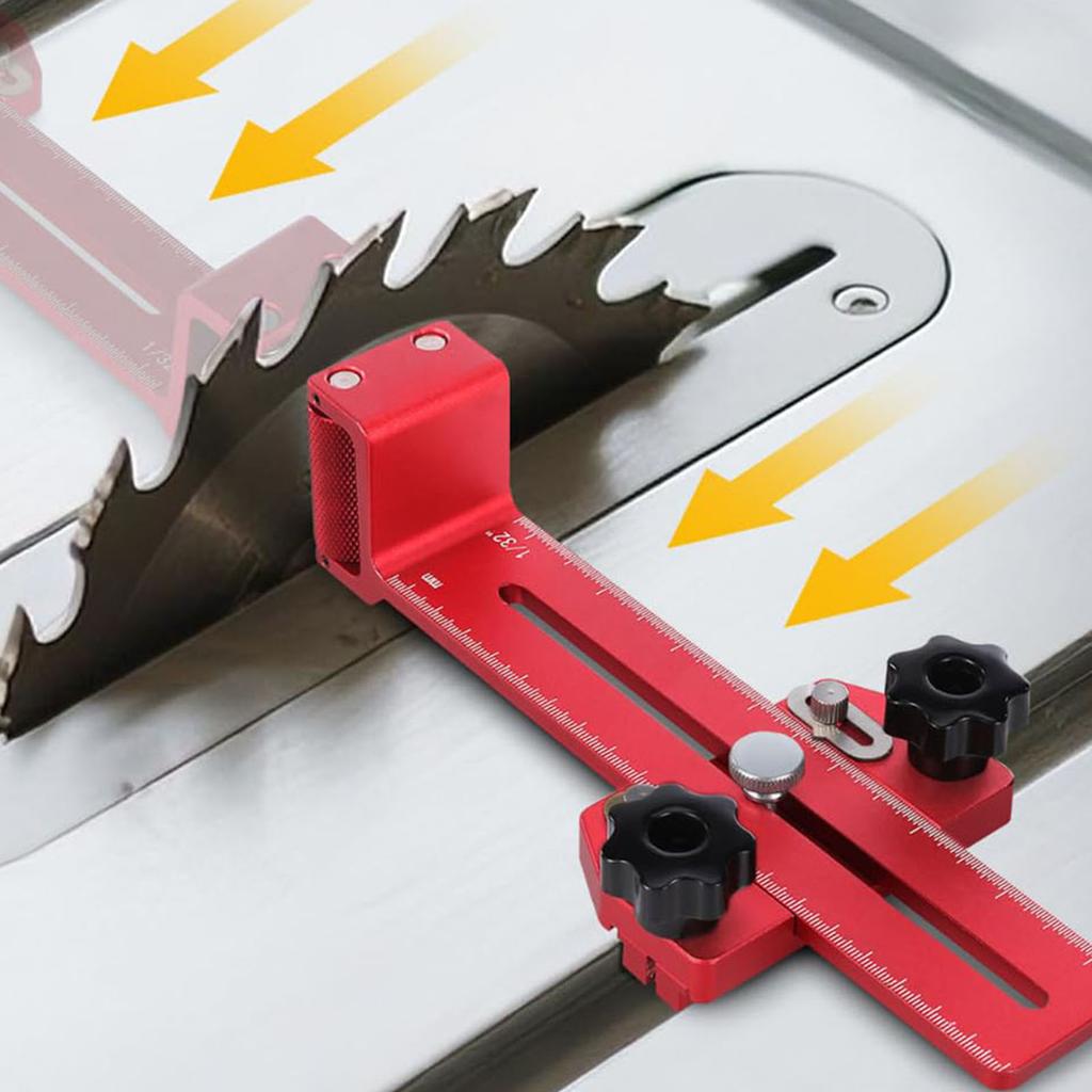 Thin Jig Safe Single Way Roller Bearing Band Table Saw Jig for 3Celsius8x3Celsius4 Inch T and U Slot 1Celsius4x3Celsius8 Inch T Slot