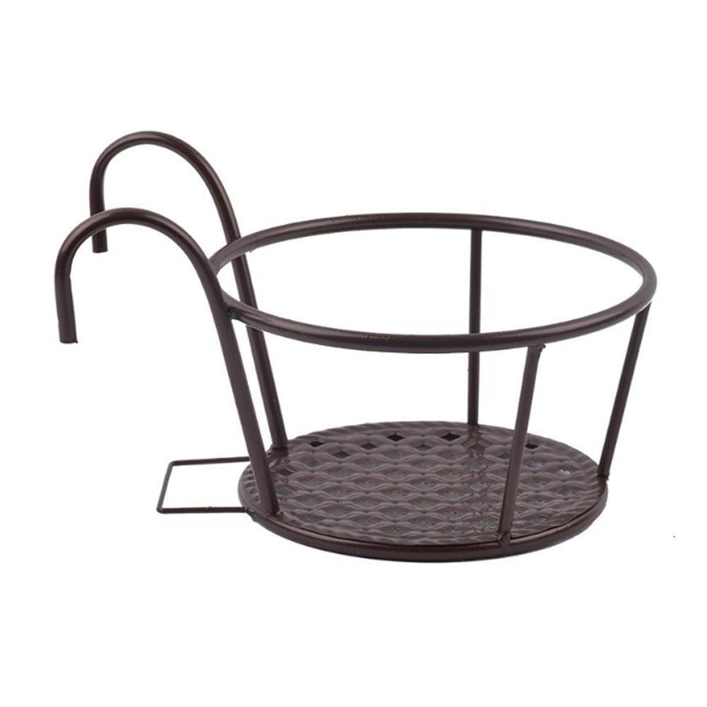 Creative Plant Arrangements Balcony Flower Rack Hanging Plant Holder