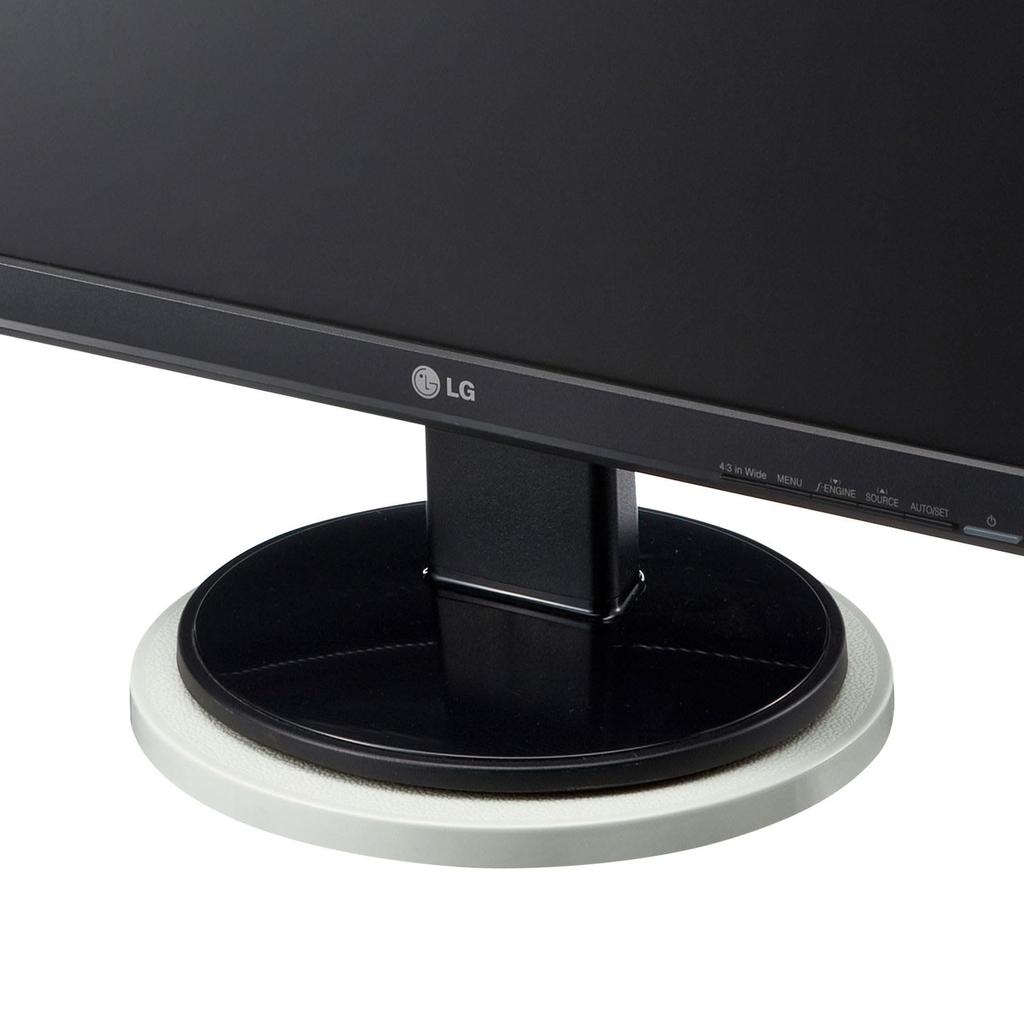 Sanwa Supply Rotating 230mm 30kg Load Capacity CR-15KN Laptop/Display Stand, Diameter,
