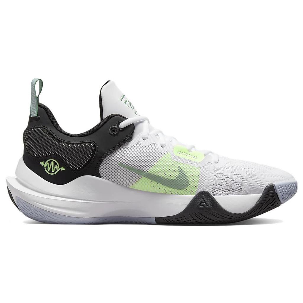 Nike Giannis Immortality 2 Bílá Černá Volt Unisex Tenisky Barely-Volt Grey-Fog DM0825-101