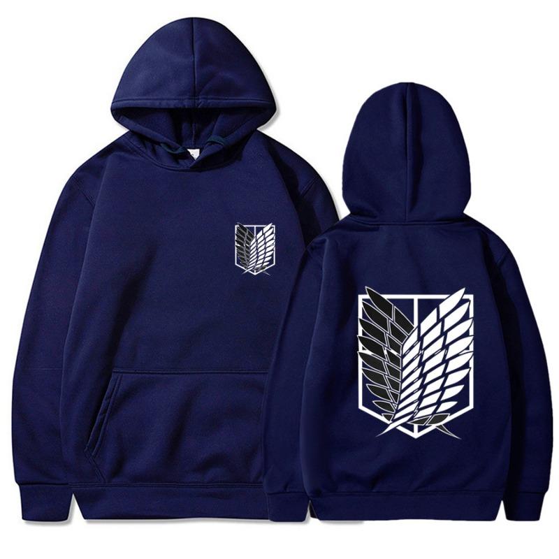 Attack On Titan Men's Hoodie Anime Hoodies Men and Women Streetwear Pullover Harajuku Shingeki No Kyojin Hoodies Sweatshirt