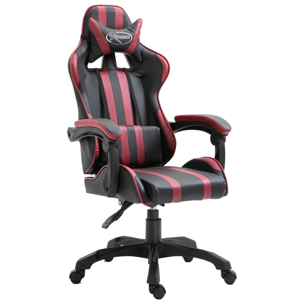 Chaise de jeu  bordeaux Similicuir