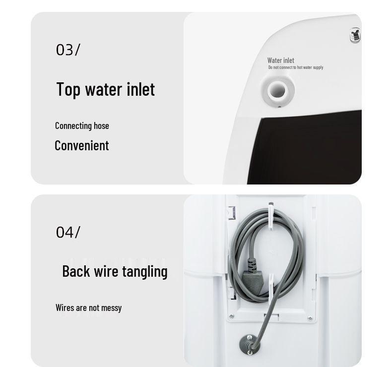 Mini tragbare Wäscheschleuder für Reisen und Wohnheime