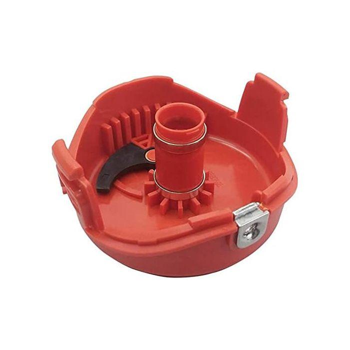Capuchon bobine coupe-herbe - AIMOONSA - Black+Decker GL7033/8033/9035 - ABS haute résistance - Sans outil - Rouge