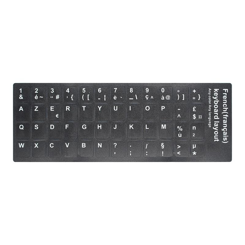 RU Tastatūras uzlīmes Vēstule Krievu Angļu