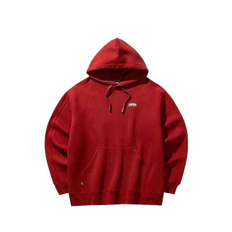Anta Однотонная свободная толстовка мужские топы 152618715-3 L