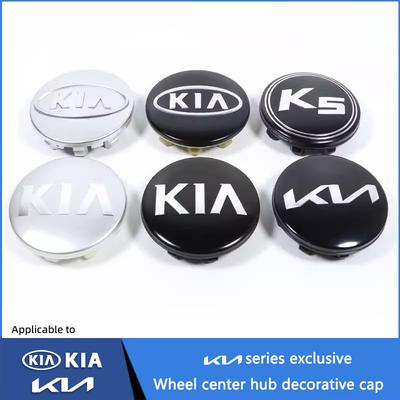 4Pcs 58mm Car Wheel Center Hub Caps Emblem Decorative Cover For EV9 EV6 Stinger Niro K5 K9 Sorento Ceed Sportage Forte RIO