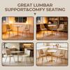 Modern Cream White Dining Chair(set of 2 ) - Gold-Plated Metal Legs, Velvet Upholstery