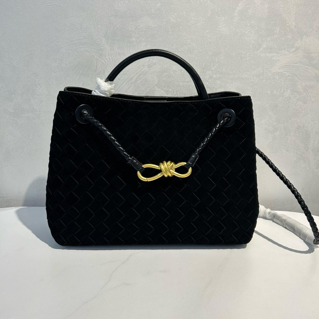 Gewebte Tasche Wildledertasche Mattiertes Rindsleder Großes Fassungsvermögen Pendler Vielseitig Tragbar Schulter Unterarm Crossbody Tragetasche Damen