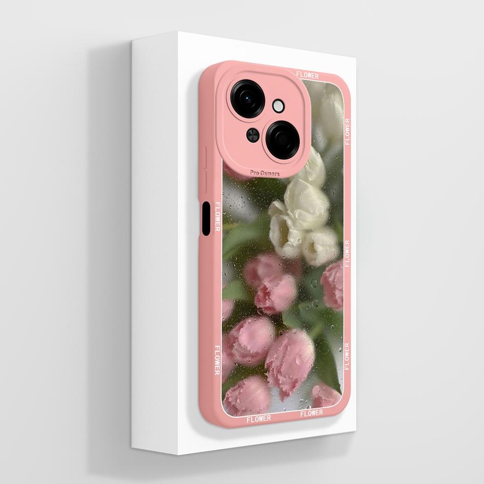 Do etui na telefon Tecno Pova 4 5 6 Pro Neo 3 Pop 8 9 z płynnego silikonu, modny mały miś, słodki, pulchny kot, miękka ochrona aparatu, torby na telefony do Tecno Capa