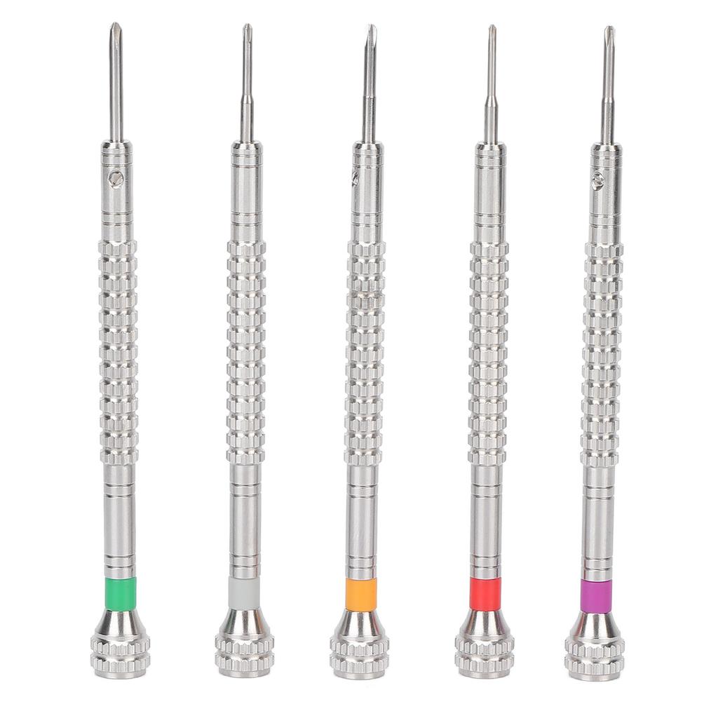 5pcs Watch Screwdrivers Wear Resistant Steel Cross Drivers Repair Tools for Cell Phone Computer Glasses