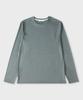 PANICALE Contrast Detail Crew Neck Stretch Jersey T-Shirt [2 Colors]